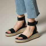 Ophelia | Women's Sandals with Leather Straps and Platform