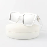 Azzurro | Vision Sunglasses with Square Frame and UV Protection