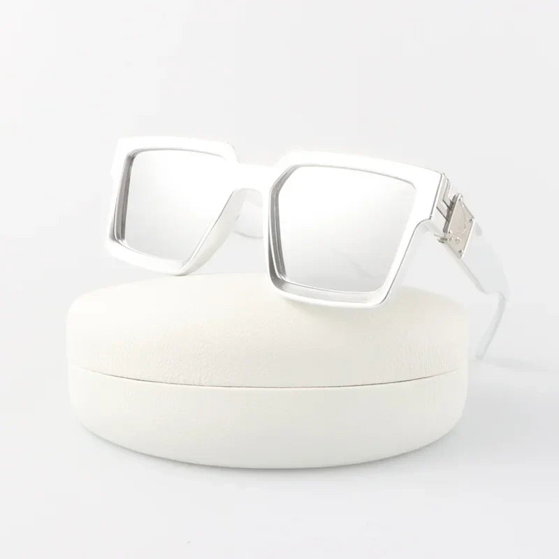 Azzurro | Vision Sunglasses with Square Frame and UV Protection
