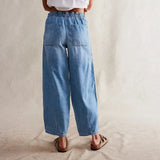 Madison | Women's Loose Fit Denim Pants with Pull-On Waist