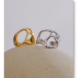 Forma | Women Ring with Open Design and Gold Plating