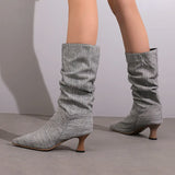 Serene | Women's Boots with Slip-On and Pointed Toe