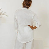 Ava | Women Shirt With Lyocell Linen Blend
