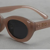 Audrey | Women's Sunglasses with Sculpted Rim and Round Lenses