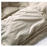Magdalena | Women's Lightweight Duck Down Jacket with Heart Quilt and Knit Hood