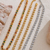 Isla | Women Jewelry Set with Zirconia Stones and Gold Plating