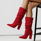 Madison | Women Boots with Pleated Shaft and Toe