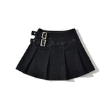 Lila | Women's Skirt with Pleated Buckle Detail