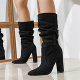 Madison | Women Boots with Pleated Shaft and Toe