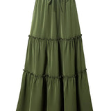 Lorette | Women's Skirt with Drawstring Waist and Side Pockets