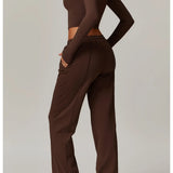 Antonia | Women's High Waisted Running Pants with Elastic Waist