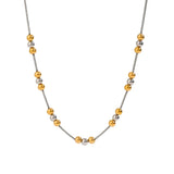 Zora | Women Necklace with Mixed Metal and Snake Chain