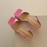Belle | Women’s Mules with Open Toe and Strap