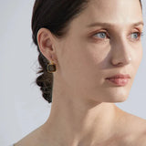 Solène | Women Earrings with Opal Stones and Stainless Steel