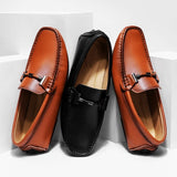 Jameson | Men's Moccasins Footwear with Leather and Grip