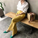 Noelle | Women Shirt With Linen Open Collar