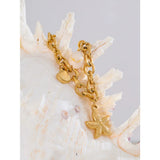 Marée | Women Bracelet with Starfish and Gold Plating
