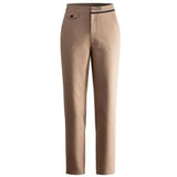 Verona | Women's High Waist Straight Leg Cropped Trousers