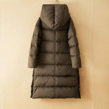 Isabella | Women's Full-Length Duck Down Parka with Structured Hood