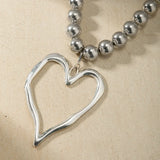 Amora | Women Necklace with Heart Charm and Gold Plating