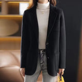 Johanna | Women's Wool Blend Blazer with Tailored Relaxed Silhouette