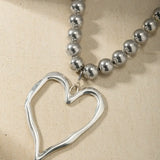 Amora | Women Necklace with Heart Charm and Gold Plating