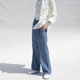 Iris | Women Shirt With Linen Oversized Fit