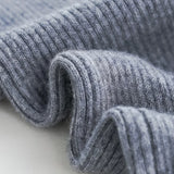 Nina | Women's Wool Knit Wide Leg Pants with High Waist