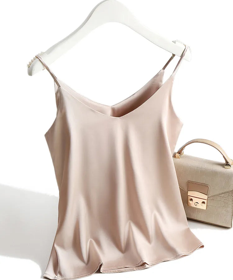 Madison | Women Camisole Tops with Silk Blend Layering