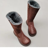 Aubrey | Women’s Riding Boots with Leather and Wool