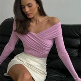 Fern | Women Top With Off Shoulder Design