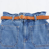Talia | Women's Shorts with Belted Waist and Front Pockets