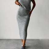 Marnie | Women's Ribbed Set with Fitted Design and Breathable Fabric