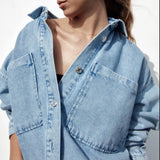 Addison | Women Shirt Jacket With Cotton Denim