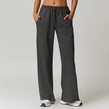 Ayla | Women's Straight Leg Running Pants with Elastic Waist