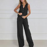 Aria | Women's Linen Two Piece Set Pants