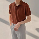 Alden | Men's Ribbed Knit Short Sleeve Shirt