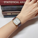 Estoria | Women Wrist Watch with Square Case and Roman Numerals
