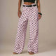 Beatrice | Women's Wide Leg Pants with Polka Dot Print
