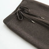 Nina | Women's Wool Knit Wide Leg Pants with High Waist