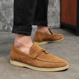 Lawrence | Men's Suede Tassel Loafers with Classic Fit