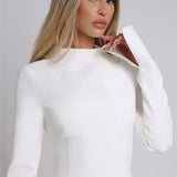 Elara | Women's Minimalist A-Line Midi Dress with Loose Fit Silhouette