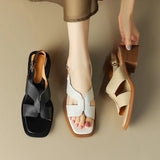 Sassari | Women's Sandals with Loop Bow and Ankle Buck