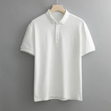 Cedric | Men's Cotton Blend Polo Shirt with V-Shape Fit