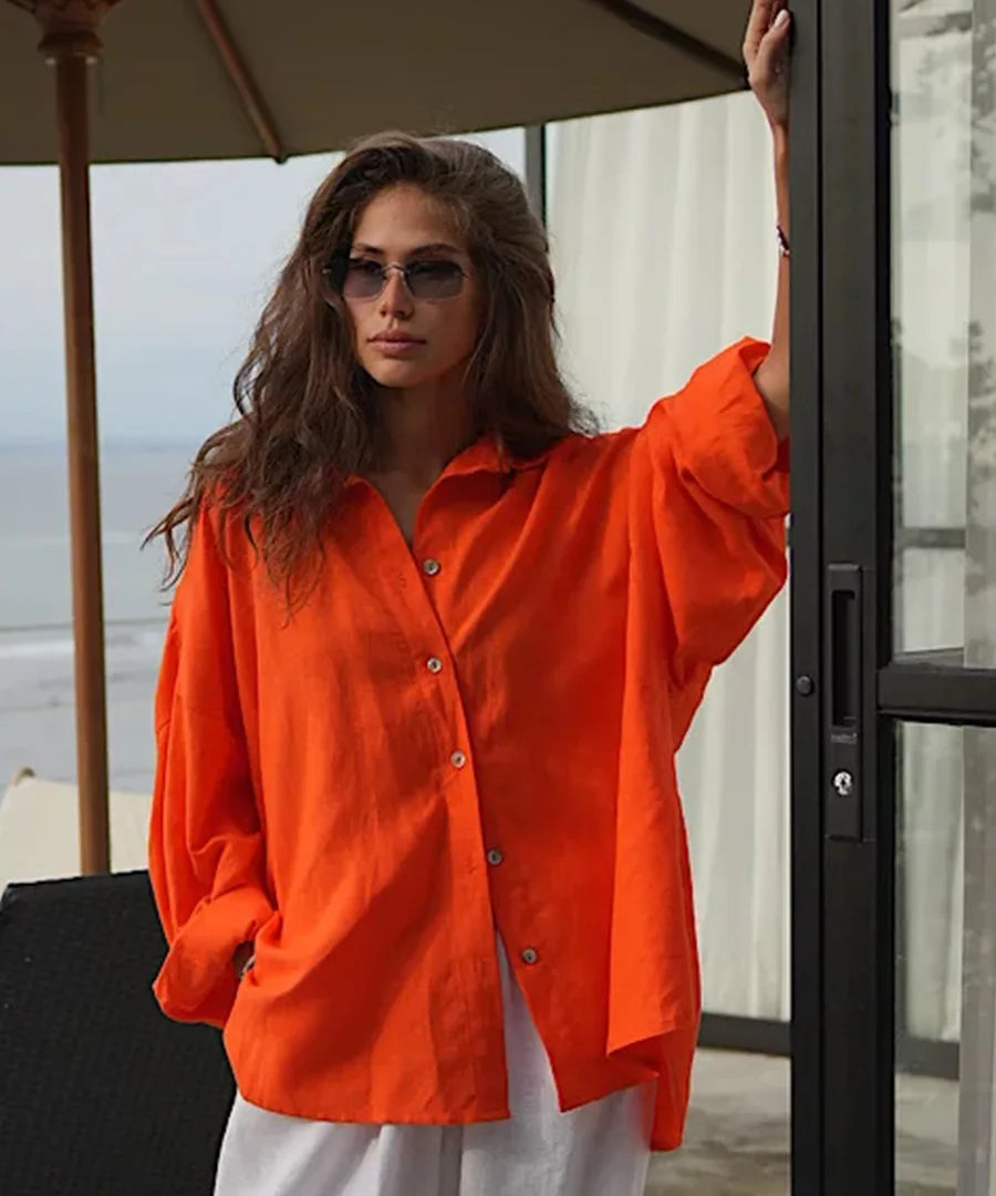 Capri | Women Shirt With Cotton Relaxed Fit