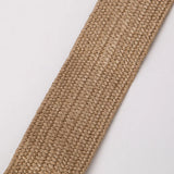 Calla | Women Belt with Woven Straw and Wood Buckle