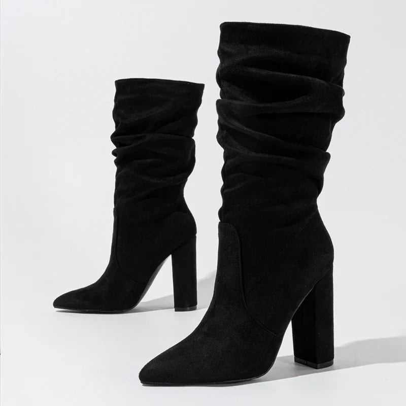 Madison | Women Boots with Pleated Shaft and Toe