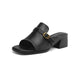 Marcella | Women's Sandal with Buckle and Leather