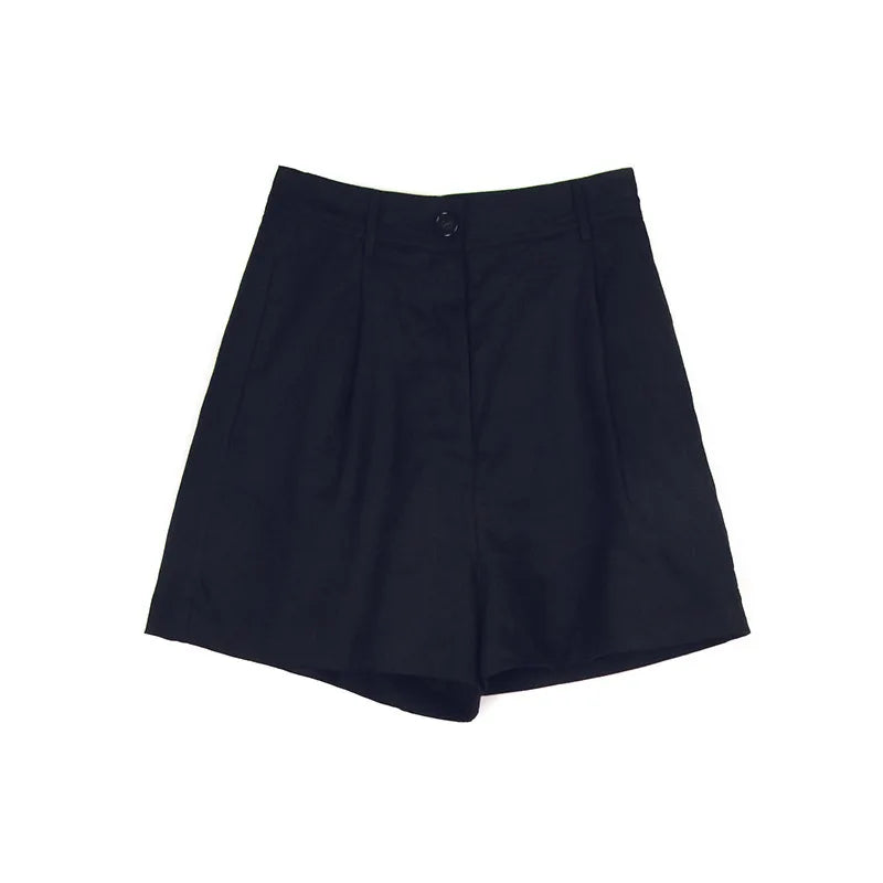 Taylor | Women's Shorts with Pleated Waist and Pockets