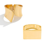 Astra | Women Bangles with Asymmetrical Design and Stainless Steel